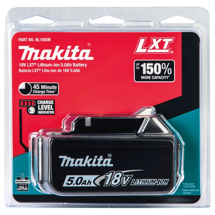 Makita 197280-8 BL1850B 18V 5.0Ah LXT Lithium-Ion Battery